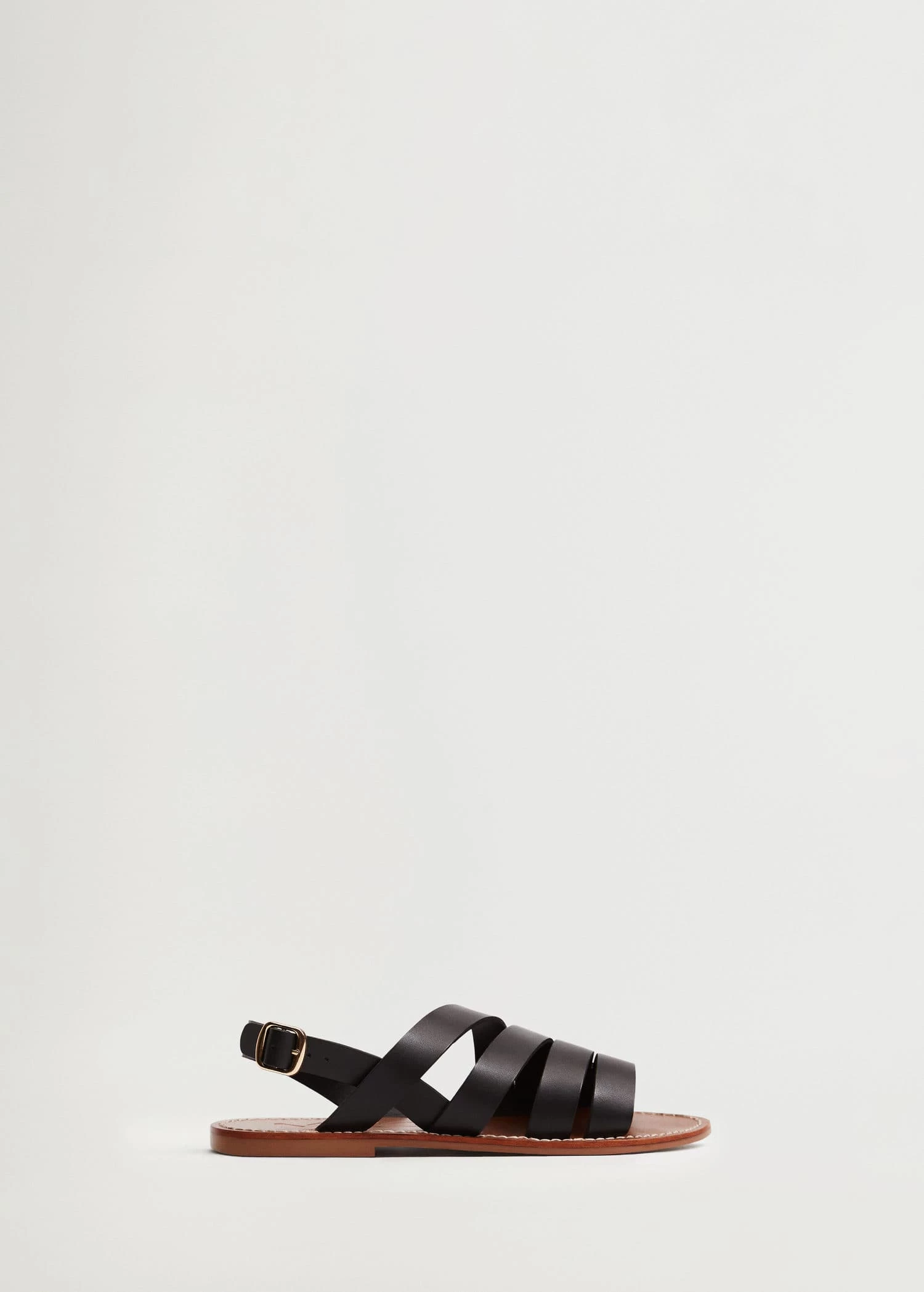 Leather Straps Sandals Cognac 6 Leather Straps Sandals Cognac - Image 5