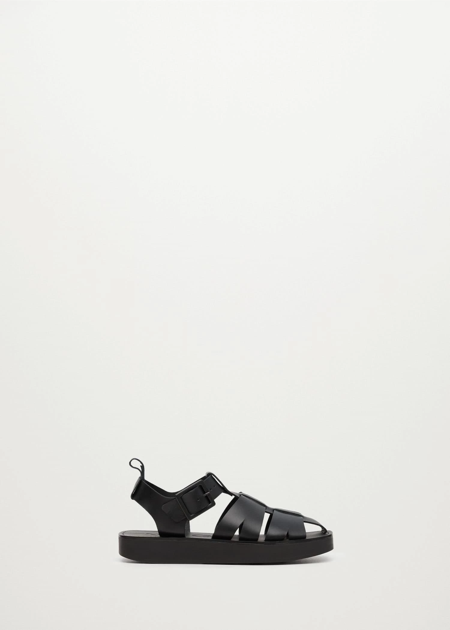 Leather Jelly Shoes Black 3 Leather Jelly Shoes Black