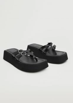 Platform Leather Sandals Black 11 Platform Leather Sandals Black -Mango Shoes Sales unnamed file 1020