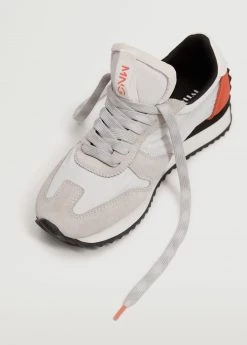 Lace-up Leather Sneakers Grey 14 Lace-up Leather Sneakers Grey -Mango Shoes Sales unnamed file 1050
