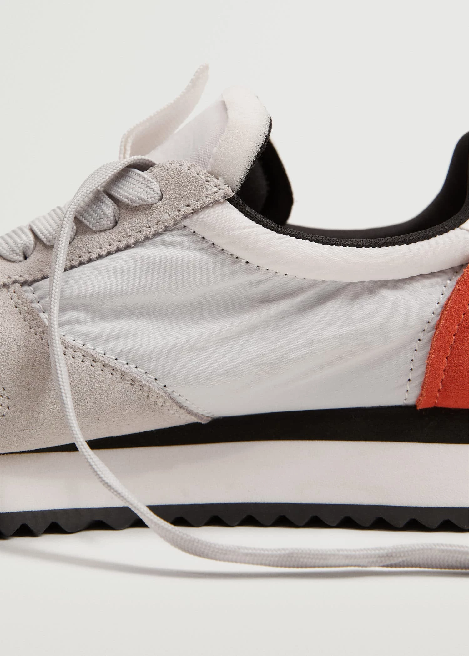 Lace-up Leather Sneakers Grey 8 Lace-up Leather Sneakers Grey - Image 6