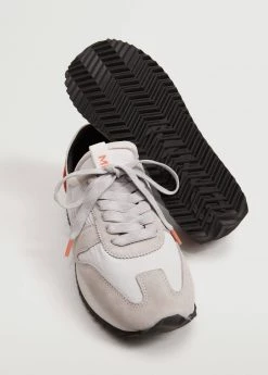 Lace-up Leather Sneakers Grey 17 Lace-up Leather Sneakers Grey -Mango Shoes Sales unnamed file 1053