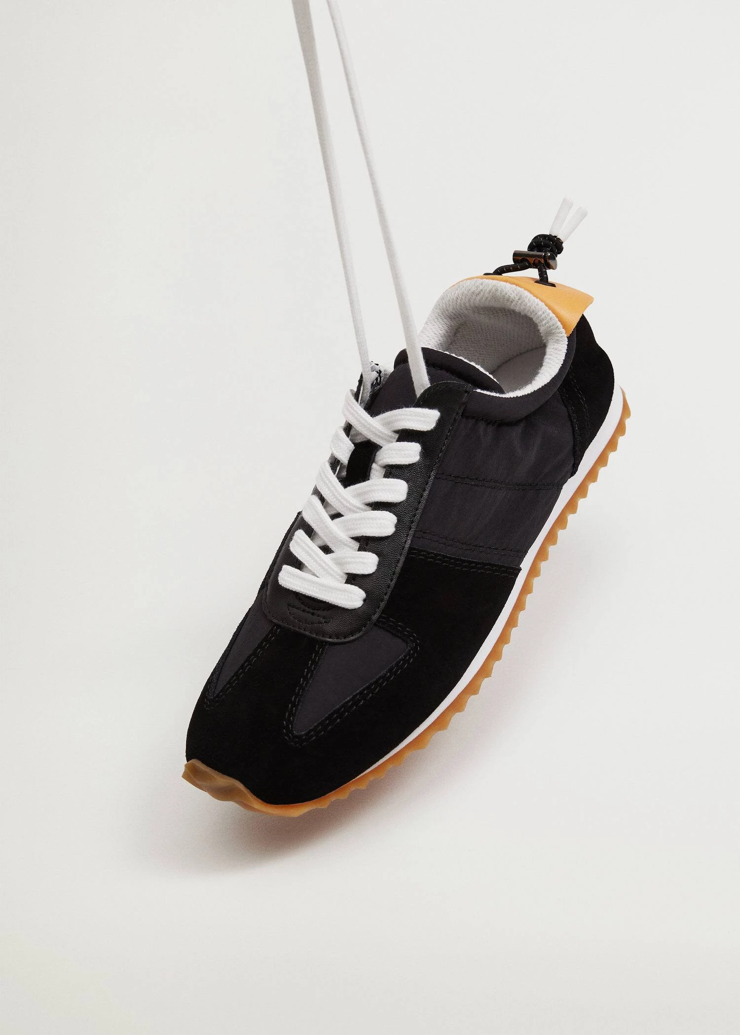 Leather Mixed Sneakers Burnt Orange 13 Leather Mixed Sneakers Burnt Orange - Image 11