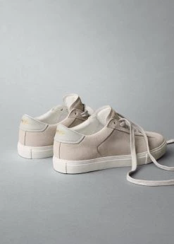 Lace-up Leather Sneakers Light Heather Grey -Mango Shoes Sales unnamed file 1081