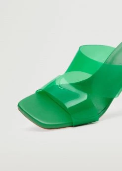 See-through Heel Sandals Yellow -Mango Shoes Sales unnamed file 1084