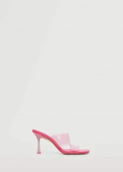 See-through Heel Sandals Yellow -Mango Shoes Sales unnamed file 1091