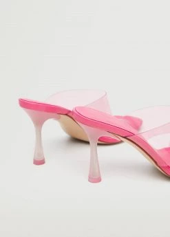 See-through Heel Sandals Yellow -Mango Shoes Sales unnamed file 1094