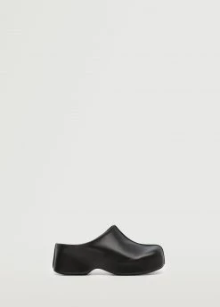 Leather Clog Black