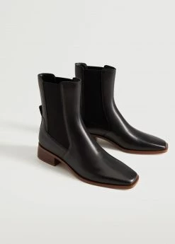 Leather Chelsea Ankle Boots Black 10 Leather Chelsea Ankle Boots Black -Mango Shoes Sales unnamed file 1130
