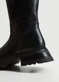 Leather Boots With Tall Leg Black 12 Leather Boots With Tall Leg Black -Mango Shoes Sales unnamed file 1137