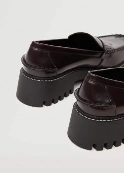 Track Sole Moccasin Burgundy -Mango Shoes Sales unnamed file 1149