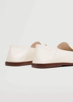 Leather Loafers With Chain Black -Mango Shoes Sales unnamed file 1161