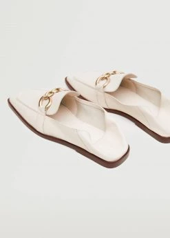 Leather Loafers With Chain Black -Mango Shoes Sales unnamed file 1163