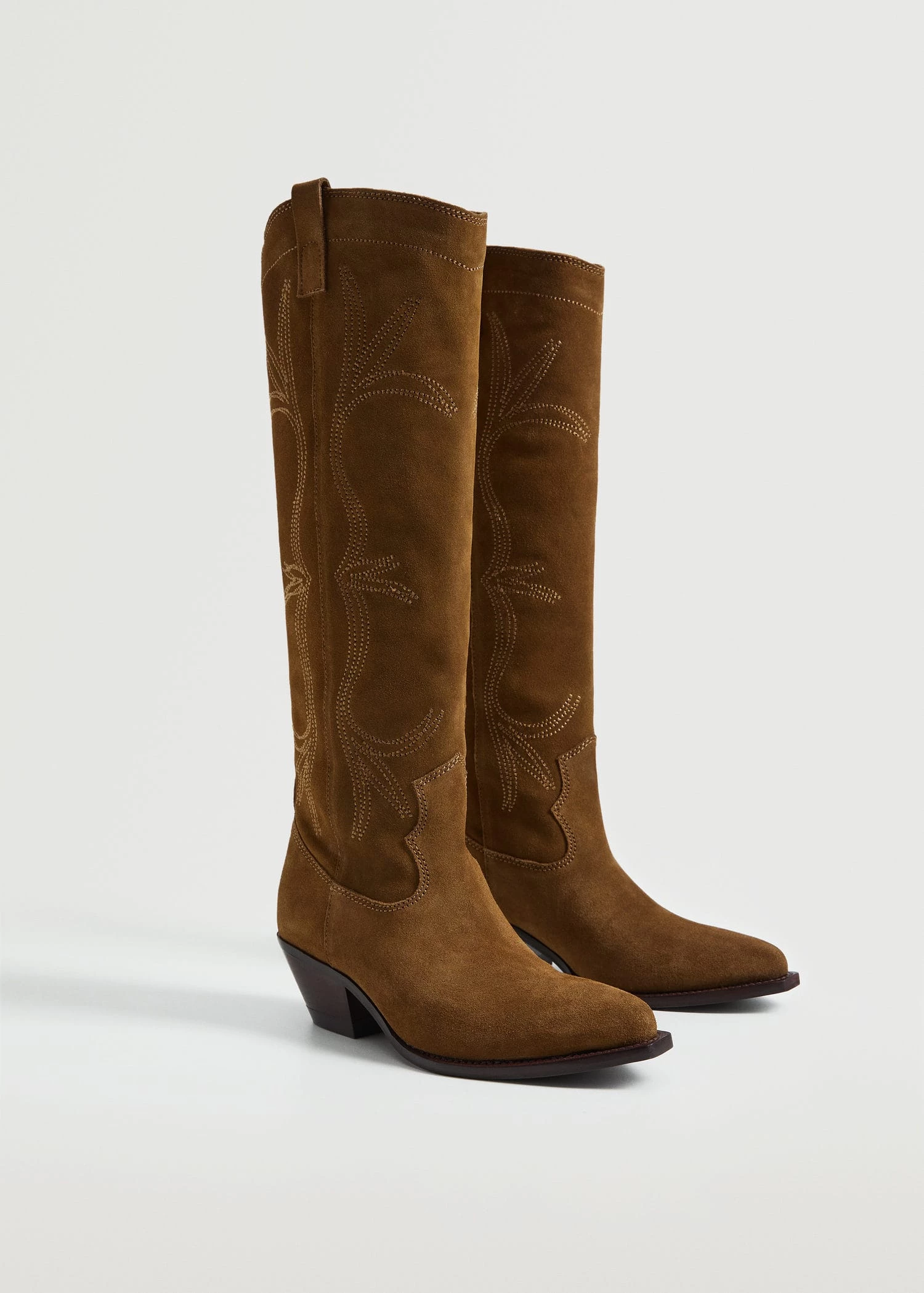 Cowboy Leather Boots Black 5 Cowboy Leather Boots Black - Image 3