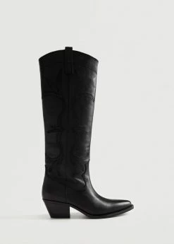 Cowboy Leather Boots Brown 15 Cowboy Leather Boots Brown -Mango Shoes Sales unnamed file 1211