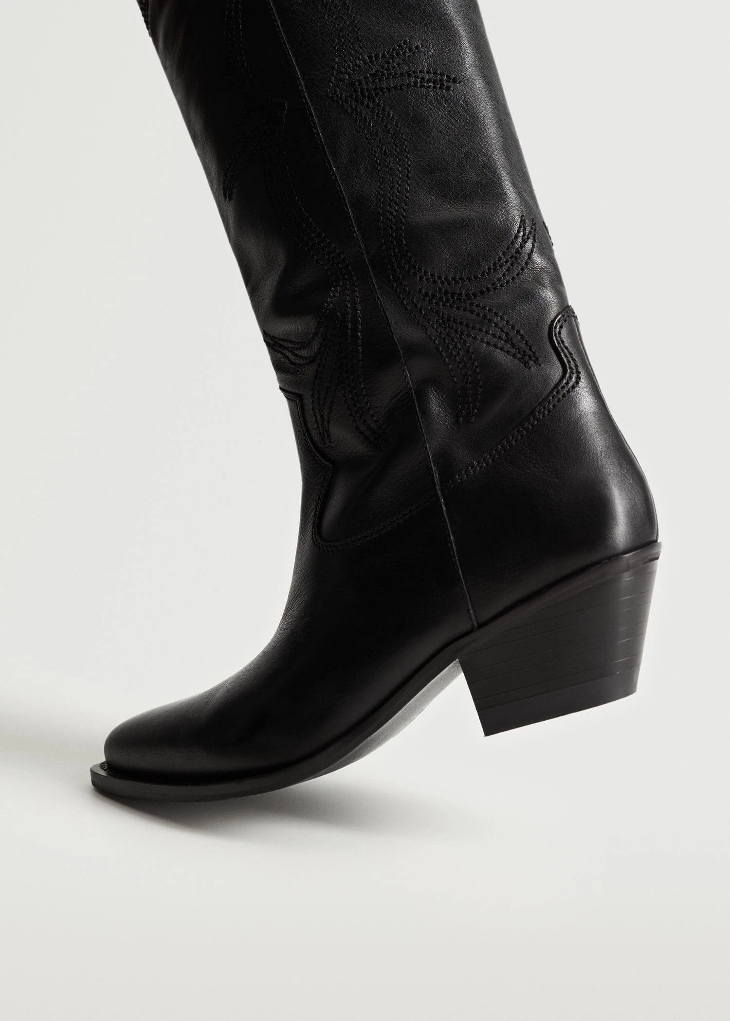 Cowboy Leather Boots Brown 9 Cowboy Leather Boots Brown - Image 7