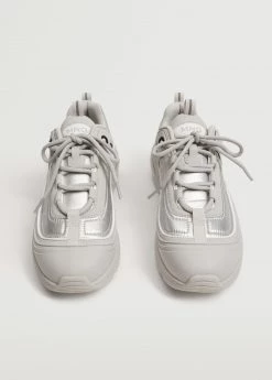 Lace-up Mixed Sneakers Black 19 Lace-up Mixed Sneakers Black -Mango Shoes Sales unnamed file 1222