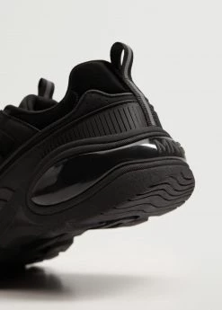 Lace-up Mixed Sneakers Black 27 Lace-up Mixed Sneakers Black -Mango Shoes Sales unnamed file 1230