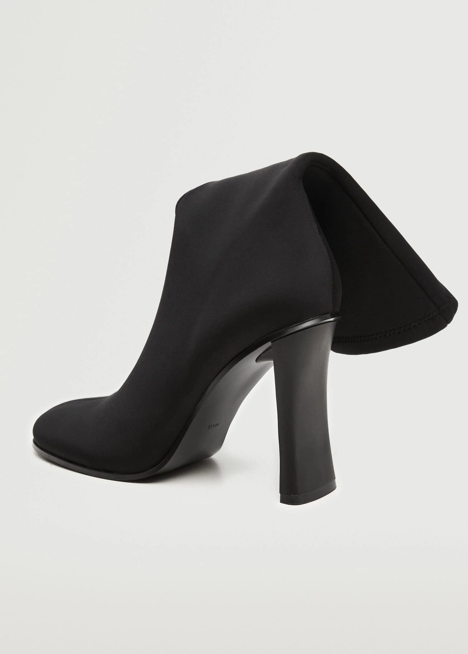 Heel Sock Boots Black 8 Heel Sock Boots Black - Image 6