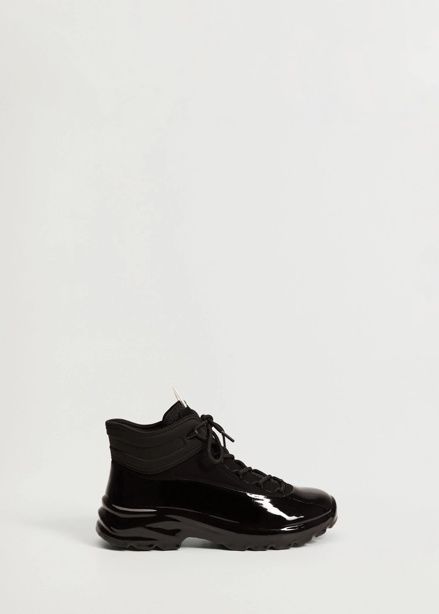 High-cut Trainers With Laces Black 3 High-cut Trainers With Laces Black