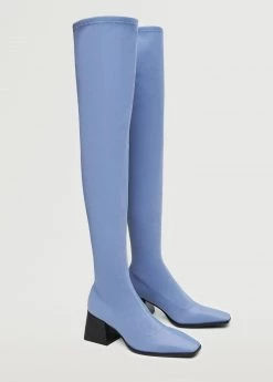 High Heel Boots Brown -Mango Shoes Sales unnamed file 1304