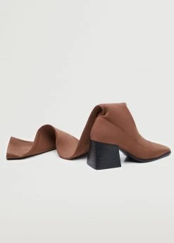 High Heel Boots Brown -Mango Shoes Sales unnamed file 1310