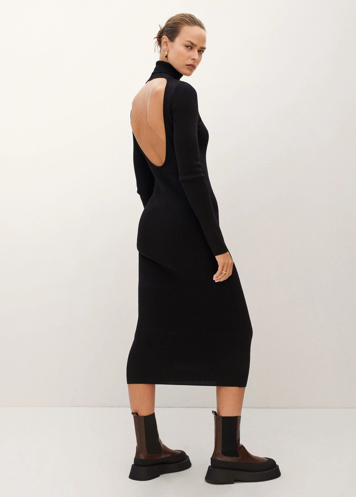 Contrast-sole Ankle Boots Burgundy 3 Contrast-sole Ankle Boots Burgundy