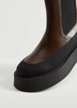 Contrast-sole Ankle Boots Burgundy 12 Contrast-sole Ankle Boots Burgundy -Mango Shoes Sales unnamed file 1317