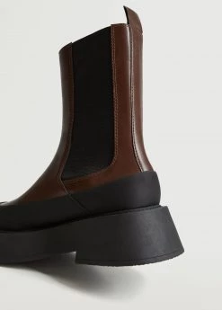 Contrast-sole Ankle Boots Burgundy 13 Contrast-sole Ankle Boots Burgundy -Mango Shoes Sales unnamed file 1318