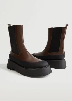 Contrast-sole Ankle Boots Burgundy 15 Contrast-sole Ankle Boots Burgundy -Mango Shoes Sales unnamed file 1320