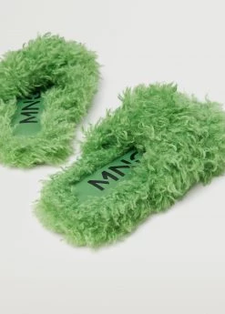 Criss-cross Fur Sandals Pink -Mango Shoes Sales unnamed file 1324