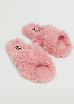 Criss-cross Fur Sandals Pink -Mango Shoes Sales unnamed file 1328