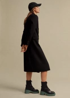 Contrast-sole Ankle Boots Black