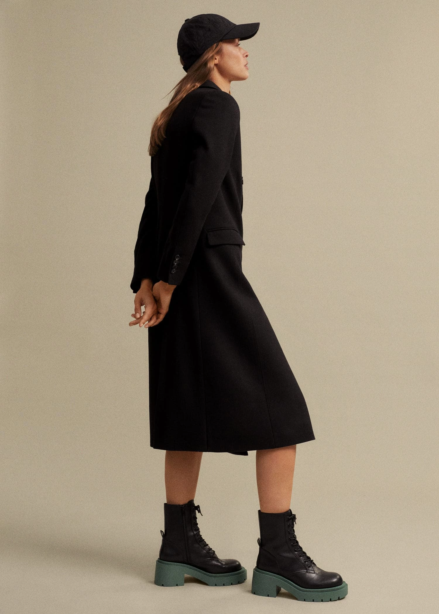 Contrast-sole Ankle Boots Black 3 Contrast-sole Ankle Boots Black