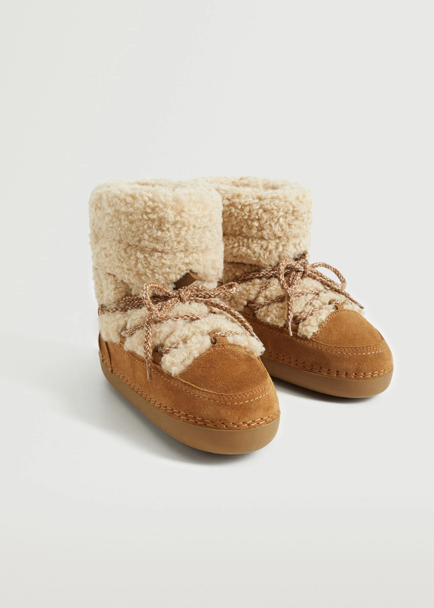 Shearling-lined Ankle Boots Tobacco Brown 4 Shearling-lined Ankle Boots Tobacco Brown - Image 2