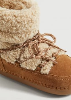 Shearling-lined Ankle Boots Tobacco Brown 11 Shearling-lined Ankle Boots Tobacco Brown -Mango Shoes Sales unnamed file 1343