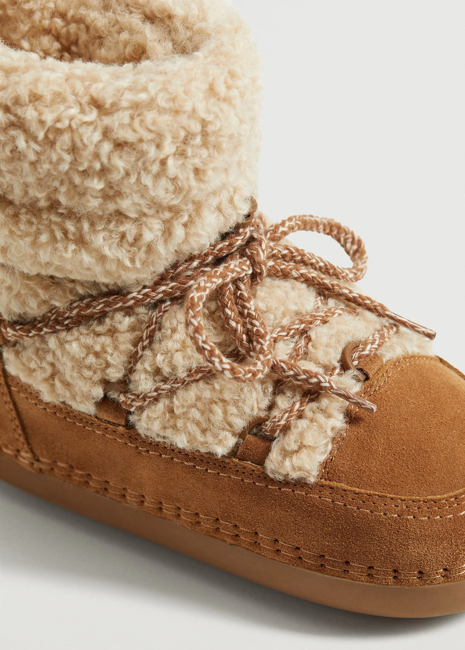 Shearling-lined Ankle Boots Tobacco Brown 6 Shearling-lined Ankle Boots Tobacco Brown - Image 4