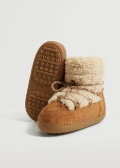 Shearling-lined Ankle Boots Tobacco Brown 13 Shearling-lined Ankle Boots Tobacco Brown -Mango Shoes Sales unnamed file 1345