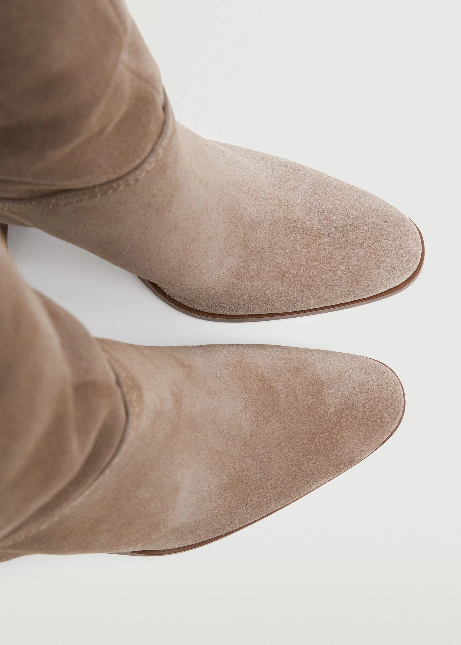 High Heel Leather Boot Light/pastel Grey 6 High Heel Leather Boot Light/pastel Grey - Image 4