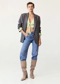 High Heel Leather Boot Light/pastel Grey 16 High Heel Leather Boot Light/pastel Grey -Mango Shoes Sales unnamed file 1359