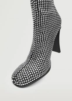 Shiny Heeled Boots Brown 19 Shiny Heeled Boots Brown -Mango Shoes Sales unnamed file 1372