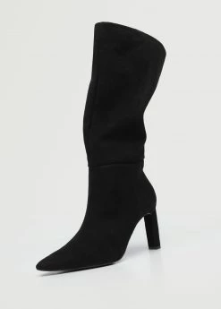 Heel Leather Boot Black 13 Heel Leather Boot Black -Mango Shoes Sales unnamed file 1392