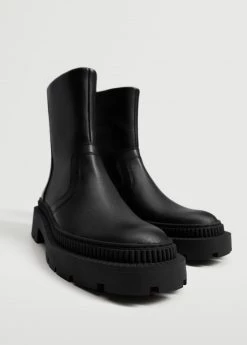 Track Outsole Boots Black -Mango Shoes Sales unnamed file 1534