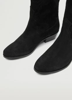 Mango Teen Cowboy Leather Boots Black 11 Mango Teen Cowboy Leather Boots Black -Mango Shoes Sales unnamed file 1611
