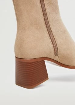 Heel Leather Ankle Boot Sand 15 Heel Leather Ankle Boot Sand -Mango Shoes Sales unnamed file 164