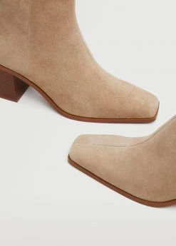 Heel Leather Ankle Boot Sand 16 Heel Leather Ankle Boot Sand -Mango Shoes Sales unnamed file 165