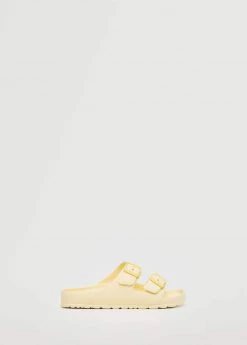 Mango Teen Flip Flops Buckles Pastel Green -Mango Shoes Sales unnamed file 1665