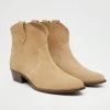 Mango Teen Leather Cowboy Ankle Boots Sand -Mango Shoes Sales unnamed file 1686