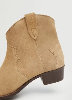 Mango Teen Leather Cowboy Ankle Boots Sand 10 Mango Teen Leather Cowboy Ankle Boots Sand -Mango Shoes Sales unnamed file 1688