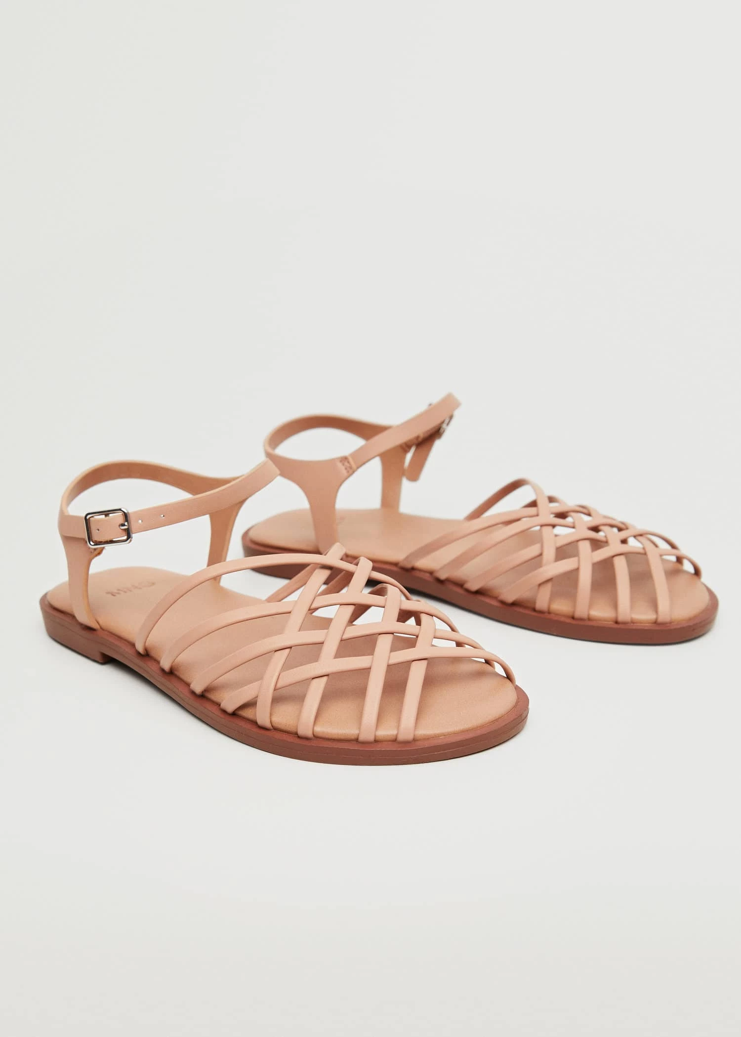 Mango Kids Criss-cross Straps Sandals Silver 3 Mango Kids Criss-cross Straps Sandals Silver